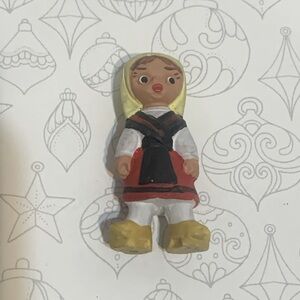 Vintage Hand Painted Spanish Mud People